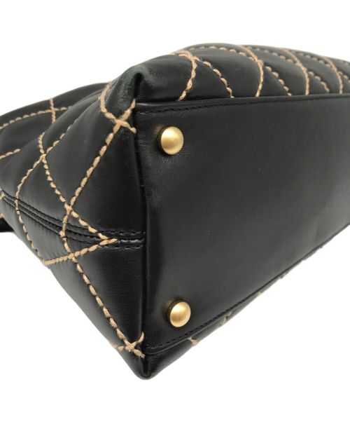 CHANEL（シャネル）CHANEL (シャネル) ワイルドステッチワンショルダーバッグ　8261611 ブラックの古着・服飾アイテム