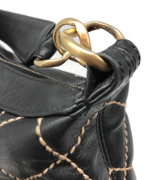 CHANEL（シャネル）CHANEL (シャネル) ワイルドステッチワンショルダーバッグ　8261611 ブラックの古着・服飾アイテム