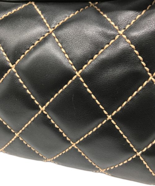 CHANEL（シャネル）CHANEL (シャネル) ワイルドステッチワンショルダーバッグ　8261611 ブラックの古着・服飾アイテム