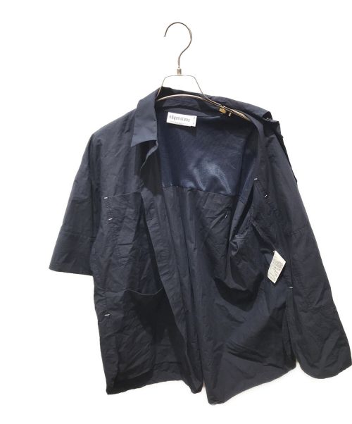 nagonstans（ナゴンスタンス）nagonstans (ナゴンスタンス) side slit shirt　470HS430-2000 ネイビー サイズ:Ｍの古着・服飾アイテム