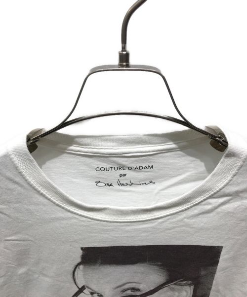 Couture d'adam（クチュールドアダム）Couture d'adam (クチュールドアダム) Sam Haskins Sam Haskins コラボTシャツ　24SS-077 ホワイト サイズ:38の古着・服飾アイテム