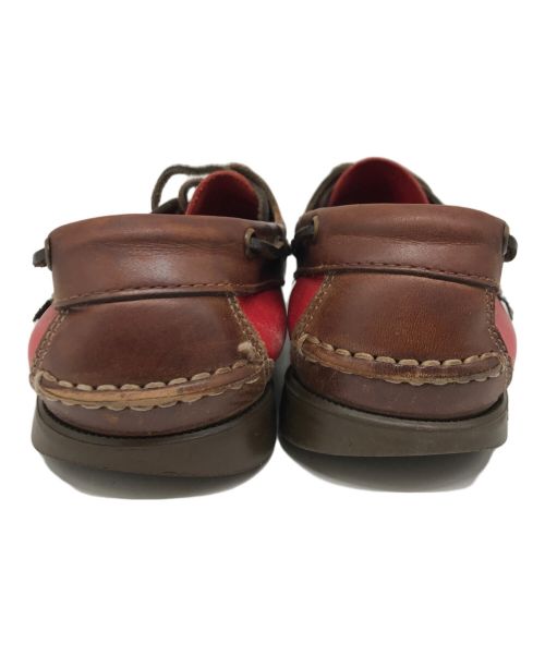 PARABOOT（パラブーツ）PARABOOT (パラブーツ) モカシンシューズ レッド サイズ:5 1/2の古着・服飾アイテム