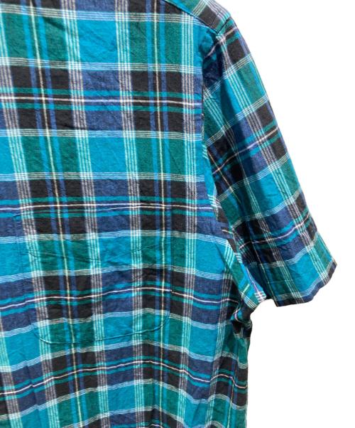 BROOKS BROTHERS（ブルックスブラザーズ）BROOKS BROTHERS (ブルックスブラザーズ) 半袖シャツ ブルー サイズ:Mの古着・服飾アイテム