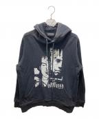 s'yte×marquee clubサイト×マーキークラブ）の古着「マーキークラブ フォト プリント プルオーバー パーカー　UB-T42-019」｜ブラック