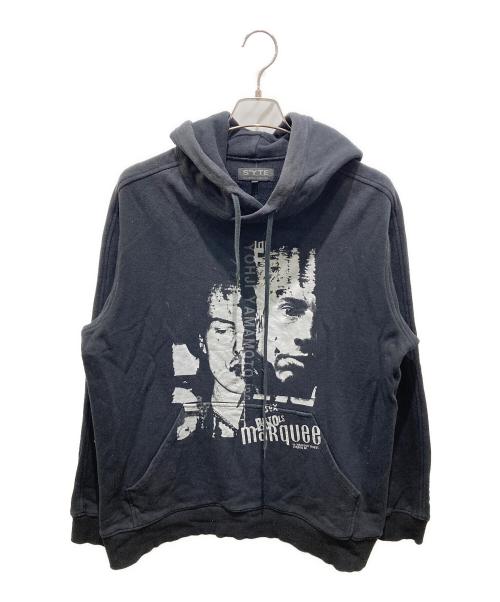s'yte（サイト）s'yte (サイト) marquee club (マーキークラブ) マーキークラブ フォト プリント プルオーバー パーカー　UB-T42-019 ブラック サイズ:4の古着・服飾アイテム