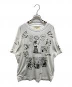 BEAMS BOYビームスボーイ）の古着「ポパイ プリント ショートスリーブ」｜ホワイト