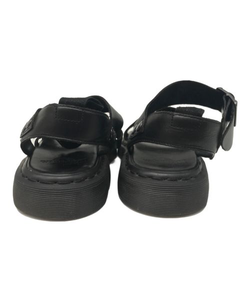 Dr.Martens（ドクターマーチン）Dr.Martens (ドクターマーチン) レザーサンダル　GRYPHON ブラック サイズ:UK8の古着・服飾アイテム