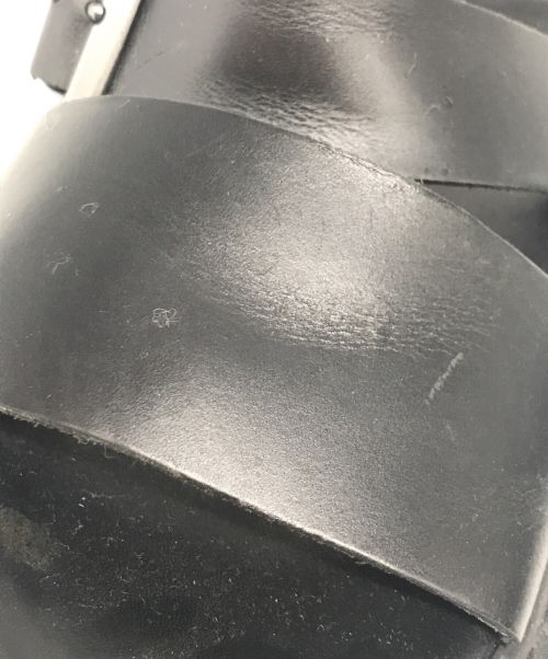 Dr.Martens（ドクターマーチン）Dr.Martens (ドクターマーチン) レザーサンダル　GRYPHON ブラック サイズ:UK8の古着・服飾アイテム