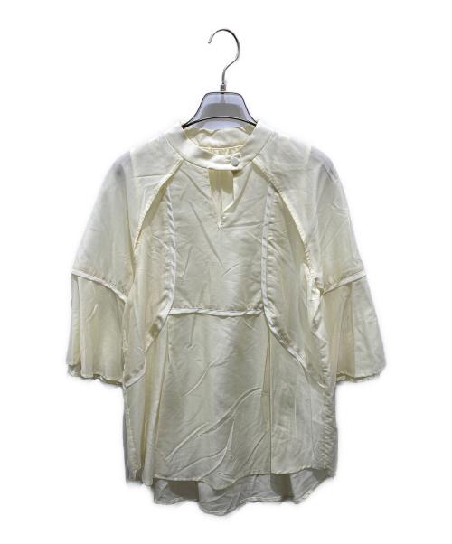 PUBLIC TOKYO（パブリックトウキョウ）PUBLIC TOKYO (パブリックトウキョウ) ベルスリーブブラウス　162300008 イエロー サイズ:FREEの古着・服飾アイテム