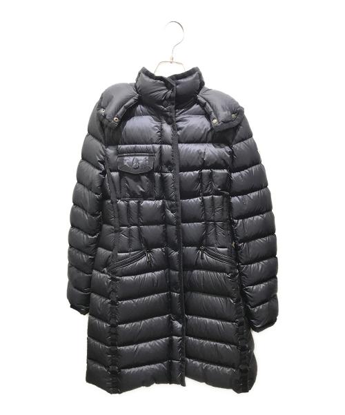 MONCLER（モンクレール）MONCLER (モンクレール) HERMINE エルミンヌ ダウンコート　 ネイビーの古着・服飾アイテム