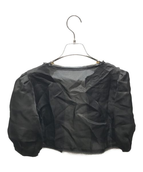 FOXEY（フォクシー）FOXEY (フォクシー) シルクオーガンジーボレロ　30943-SJFK010 ブラック サイズ:40の古着・服飾アイテム