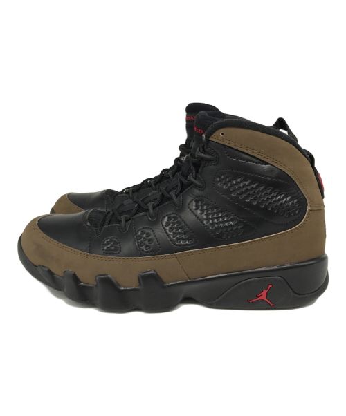 NIKE（ナイキ）NIKE (ナイキ) ハイカットスニーカー　AIR JORDAN 9 RETRO　エアジョーダン9レトロ　302370-020 ブラック×ブラウン サイズ:26㎝の古着・服飾アイテム