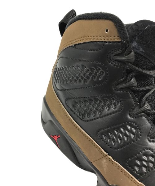 NIKE（ナイキ）NIKE (ナイキ) ハイカットスニーカー　AIR JORDAN 9 RETRO　エアジョーダン9レトロ　302370-020 ブラック×ブラウン サイズ:26㎝の古着・服飾アイテム