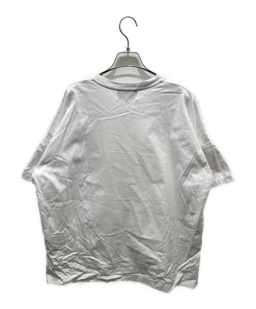 UN3D.（アンスリード）UN3D. (アンスリード) サークルミックスロゴTシャツ　522130272101-01 ホワイト サイズ:38の古着・服飾アイテム