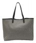 TORY BURCH (トリーバーチ) GEOロゴトートバッグ　64206 ホワイト×ブラック：13000円