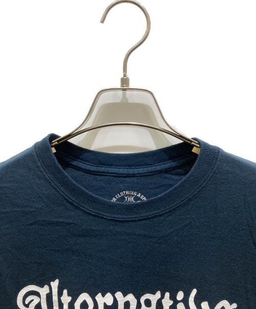 TENDERLOIN（テンダーロイン）TENDERLOIN (テンダーロイン) AlternativeロゴTシャツ ネイビー サイズ:Mの古着・服飾アイテム