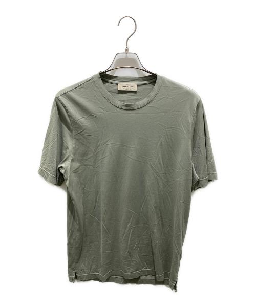 GRAN SASSO（グランサッソ）GRAN SASSO (グランサッソ) クルーネックコットンTシャツ グリーン サイズ:50の古着・服飾アイテム