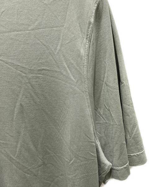 GRAN SASSO（グランサッソ）GRAN SASSO (グランサッソ) クルーネックコットンTシャツ グリーン サイズ:50の古着・服飾アイテム