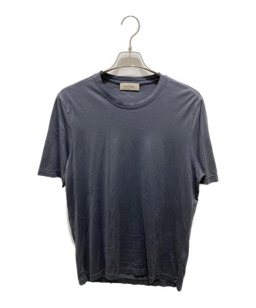 GRAN SASSO（グランサッソ）GRAN SASSO (グランサッソ) クルーネックコットンTシャツ グレー サイズ:50の古着・服飾アイテム