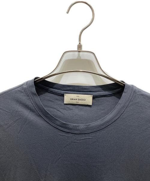 GRAN SASSO（グランサッソ）GRAN SASSO (グランサッソ) クルーネックコットンTシャツ グレー サイズ:50の古着・服飾アイテム