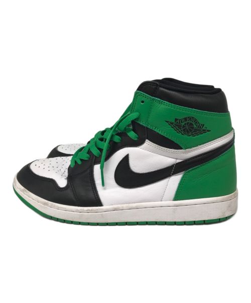 NIKE（ナイキ）NIKE (ナイキ) ハイカットスニーカー　DZ5485-031　Air Jordan 1 Retro High OG　エアジョーダン1レトロハイ ブラック×グリーン サイズ:30㎝の古着・服飾アイテム