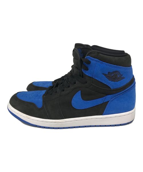 NIKE（ナイキ）NIKE (ナイキ) ハイカットスニーカー　Air Jordan 1 Retro High OG Royal Reimagined　エアジョーダン1レトロハイ　DZ5485-042　 ブラック×ブルー サイズ:28.5cmの古着・服飾アイテム