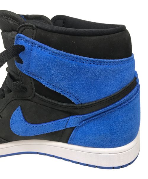 NIKE（ナイキ）NIKE (ナイキ) ハイカットスニーカー　Air Jordan 1 Retro High OG Royal Reimagined　エアジョーダン1レトロハイ　DZ5485-042　 ブラック×ブルー サイズ:28.5cmの古着・服飾アイテム