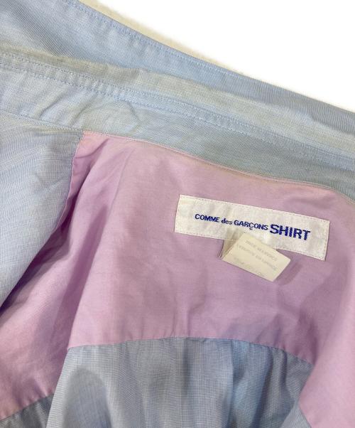 COMME des GARCONS SHIRT（コムデギャルソンシャツ）COMME des GARCONS SHIRT (コムデギャルソンシャツ) 切替シャツ マルチカラー サイズ:Sの古着・服飾アイテム