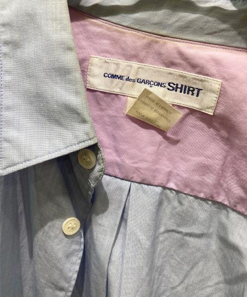 COMME des GARCONS SHIRT（コムデギャルソンシャツ）COMME des GARCONS SHIRT (コムデギャルソンシャツ) 切替シャツ マルチカラー サイズ:Sの古着・服飾アイテム