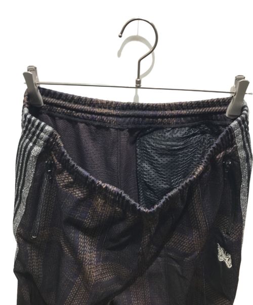 Needles（ニードルズ）Needles (ニードルズ) H.D. Track Pant- Poly Jq　NS1503 パープル×ブラウン サイズ:Ｍの古着・服飾アイテム