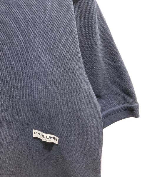 CAHLUMN（カウラム）CAHLUMN (カウラム) ポロシャツ ネイビー サイズ:Lの古着・服飾アイテム
