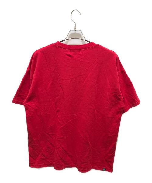 Hysteric Glamour（ヒステリックグラマー）Hysteric Glamour (ヒステリックグラマー) HG APPLE PANDA オーバーサイズTシャツ レッド サイズ:FREEの古着・服飾アイテム