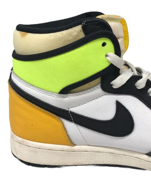 NIKE（ナイキ）NIKE (ナイキ) エアジョーダン1レトロハイOG　555088-118　AIR JORDAN 1 RETRO HIGH OG ホワイト×ブラック サイズ:27㎝の古着・服飾アイテム