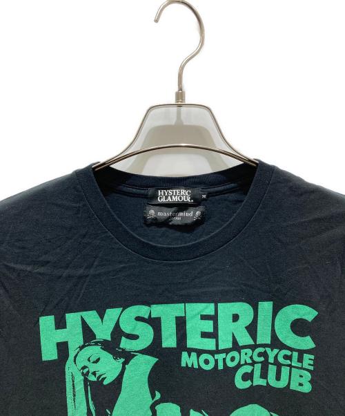 Hysteric Glamour（ヒステリックグラマー）Hysteric Glamour (ヒステリックグラマー) Mastermind JAPAN (マスターマインド ジャパン) プリントTシャツ　0233CT25 ブラック サイズ:Mの古着・服飾アイテム