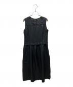 tricot COMME des GARCONSトリココムデギャルソン）の古着「ノースリーブワンピース　TS-O043」｜ブラック