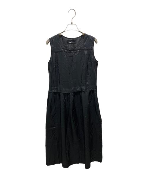 tricot COMME des GARCONS（トリココムデギャルソン）tricot COMME des GARCONS (トリココムデギャルソン) ノースリーブワンピース　TS-O043 ブラック サイズ:記載無しの為実寸参照の古着・服飾アイテム