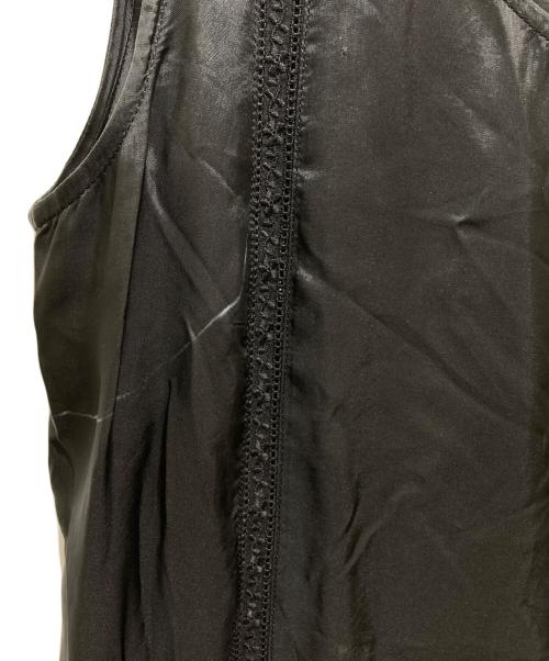 tricot COMME des GARCONS（トリココムデギャルソン）tricot COMME des GARCONS (トリココムデギャルソン) ノースリーブワンピース　TS-O043 ブラック サイズ:記載無しの為実寸参照の古着・服飾アイテム