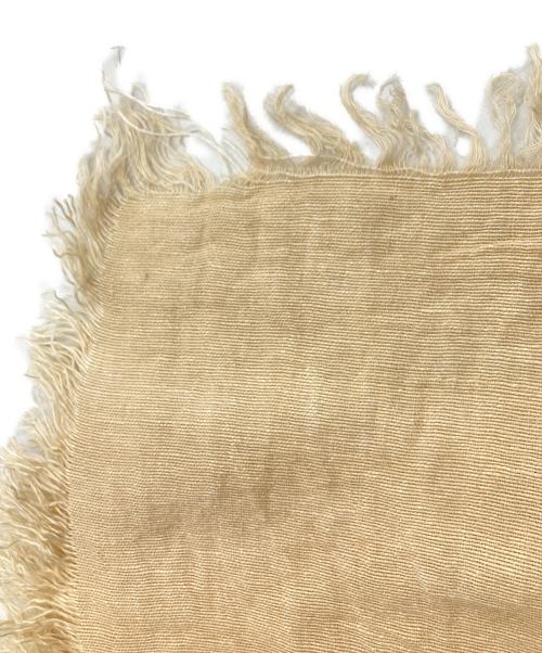 Ron Herman（ロンハーマン）Ron Herman (ロンハーマン) ASAUCE MELER (アソースメレ) リネンストール ベージュの古着・服飾アイテム