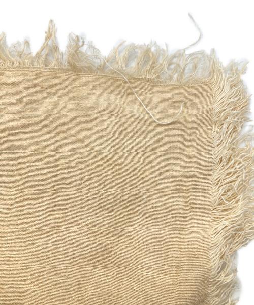 Ron Herman（ロンハーマン）Ron Herman (ロンハーマン) ASAUCE MELER (アソースメレ) リネンストール ベージュの古着・服飾アイテム