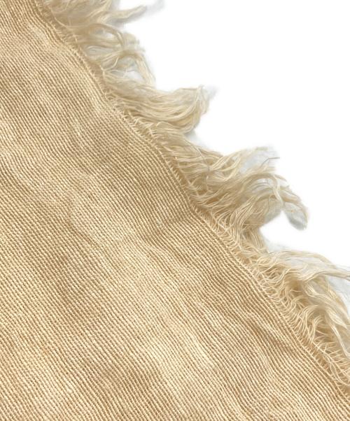 Ron Herman（ロンハーマン）Ron Herman (ロンハーマン) ASAUCE MELER (アソースメレ) リネンストール ベージュの古着・服飾アイテム