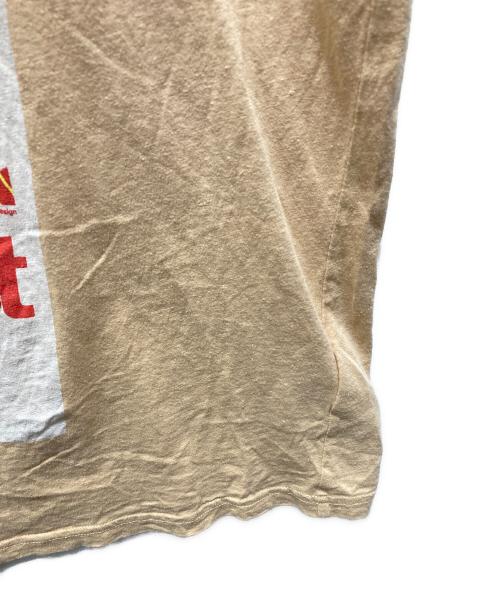 Acne studios（アクネ ストゥディオス）Acne studios (アクネ ストゥディオス) プリントTシャツ ベージュ サイズ:XSの古着・服飾アイテム