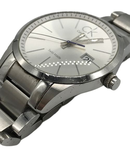 Calvin Klein（カルバンクライン）Calvin Klein (カルバンクライン) 腕時計　K22461 シルバーの古着・服飾アイテム