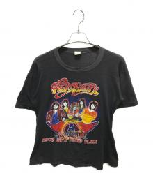 AERO SMITH（エアロスミス）の古着「プリントTシャツ」｜ブラック