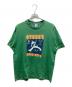 OLD STUSSY（オールドステューシー）の古着「プリントTシャツ　銀タグ 90ｓ-00ｓ USA製 rock city」｜グリーン
