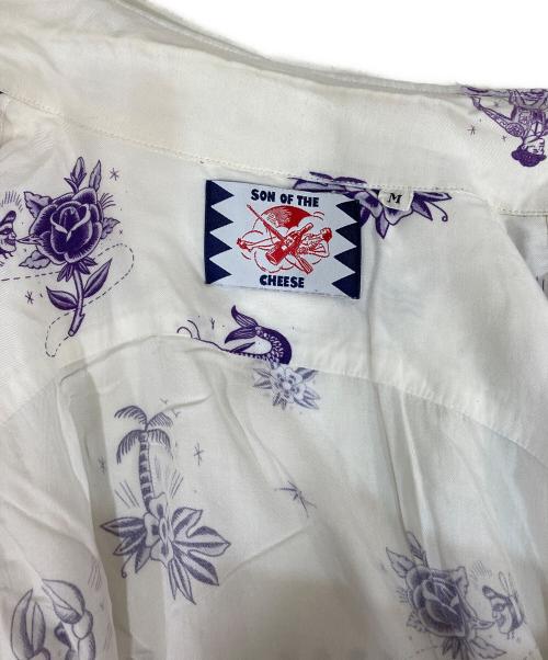 son of the cheese（（サノバチーズ））SON OF THE CHEESE (（サノバチーズ）) SERGIO MORA ALOHA ホワイト サイズ:Mの古着・服飾アイテム