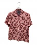 Needlesニードルズ）の古着「S/S One-Up Shirt　MR240」｜レッド×ピンク