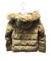 DANTON (ダントン) ファー付ダウンジャケット　FA12-111-02 ブラウン サイズ:M：13000円