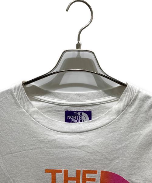 THE NORTHFACE PURPLELABEL（ザ・ノースフェイス パープルレーベル）THE NORTHFACE PURPLELABEL (ザ・ノースフェイス パープルレーベル) 5.5oz H/S Logo Tee　NT3928N ホワイト サイズ:Sの古着・服飾アイテム