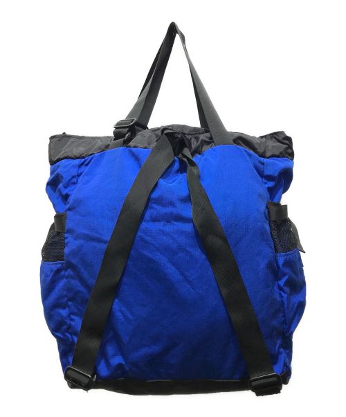 Hysteric Glamour（ヒステリックグラマー）Hysteric Glamour (ヒステリックグラマー) KIVA DESIGNS (キバデザイン) 2WAYバッグ　 90ｓ ブルー×ブラックの古着・服飾アイテム