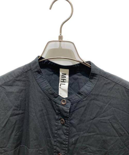 MHL（エムエイチエル）MHL (エムエイチエル) GARMENT DYE BASIC POPLIN ブラック サイズ:1の古着・服飾アイテム